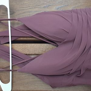 SORELLA VITA Dusty Rose Halter Dress